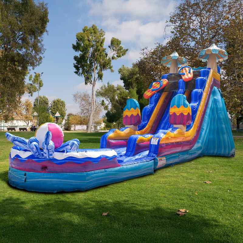 21ft Pool Party Water Slide rental in Bartow, FL — My Party Inflatables