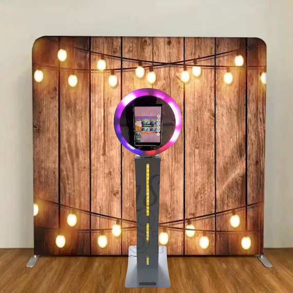 iPad photo booth rental setup for parties in Lakeland, FL